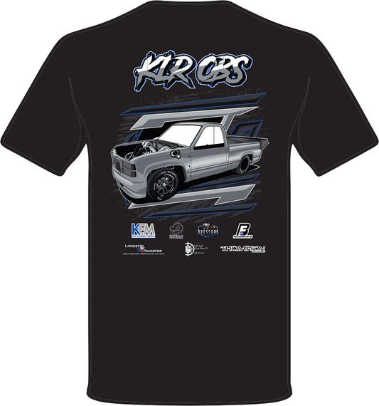 KLR OBS Truck Blue and Grey T-shirt