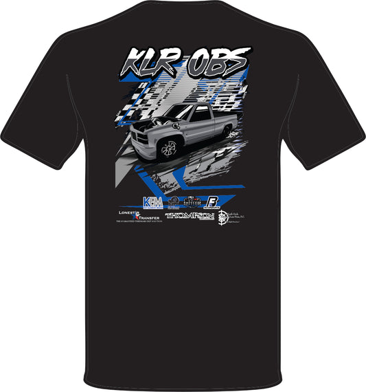 KLR OBS Truck Checkered Flag T-shirt